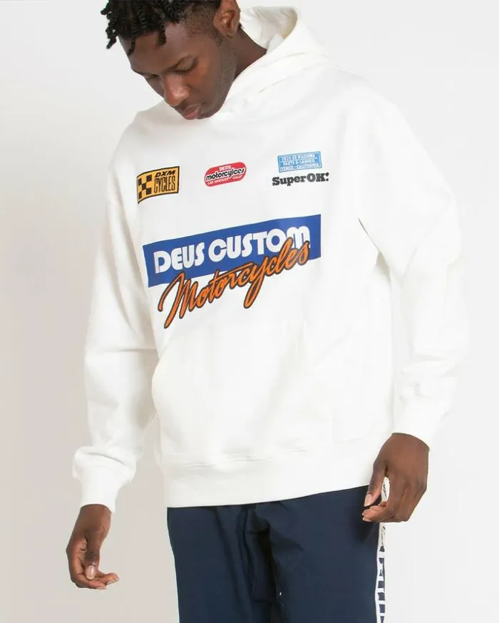 Mens Deus Ex Machina Hoodies and Sweaters Champagne Hoodie 8211 Vintage White Vintage White Mens Deus Ex Machina Hoodies and Sweaters Champagne Hoodie 8211 Vintage White Vintage White