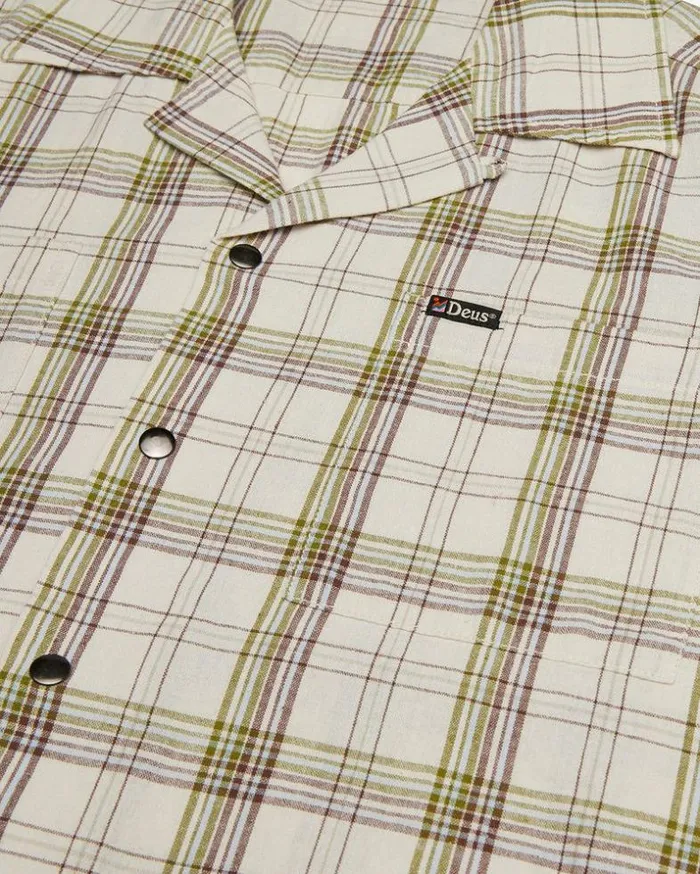 Mens Deus Ex Machina Shirts Levitate Shirt 8211 Natural Natural Mens Deus Ex Machina Shirts Levitate Shirt 8211 Natural Natural