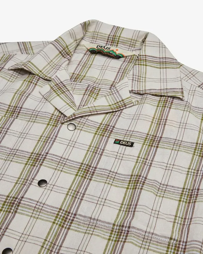 Mens Deus Ex Machina Shirts Levitate Shirt 8211 Natural Natural Mens Deus Ex Machina Shirts Levitate Shirt 8211 Natural Natural