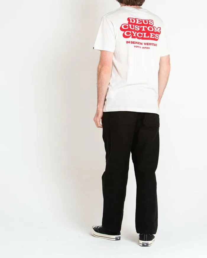 Mens Deus Ex Machina Tees Redline Tee 8211 Vintage White Vintage White Mens Deus Ex Machina Tees Redline Tee 8211 Vintage White Vintage White