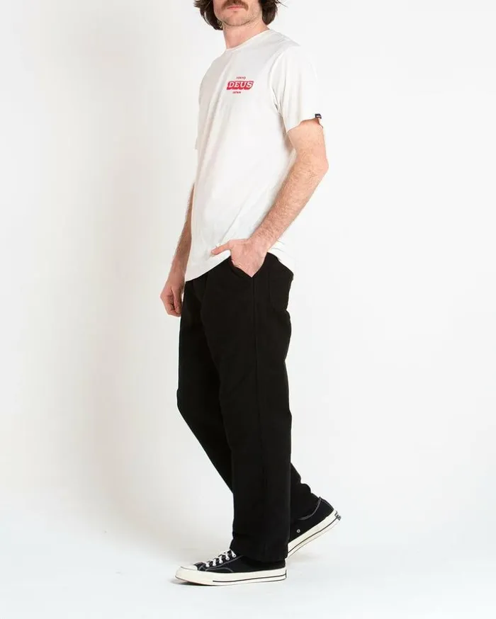 Mens Deus Ex Machina Tees Redline Tee 8211 Vintage White Vintage White Mens Deus Ex Machina Tees Redline Tee 8211 Vintage White Vintage White