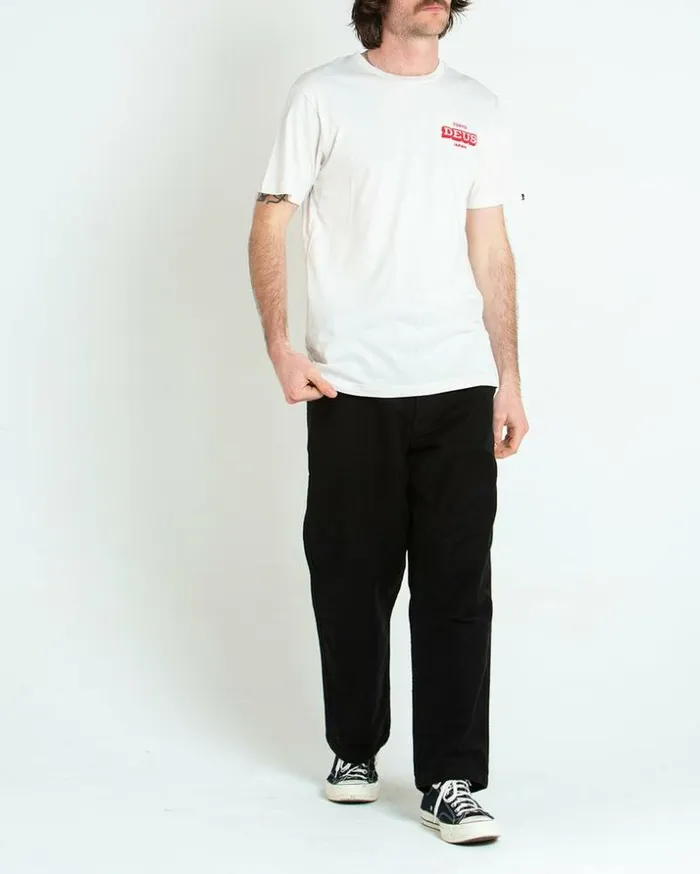 Mens Deus Ex Machina Tees Redline Tee 8211 Vintage White Vintage White Mens Deus Ex Machina Tees Redline Tee 8211 Vintage White Vintage White