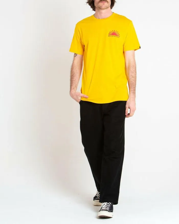 Mens Deus Ex Machina Tees Sunflare Tee 8211 Spectra Yellow Spectra Yellow Mens Deus Ex Machina Tees Sunflare Tee 8211 Spectra Yellow Spectra Yellow