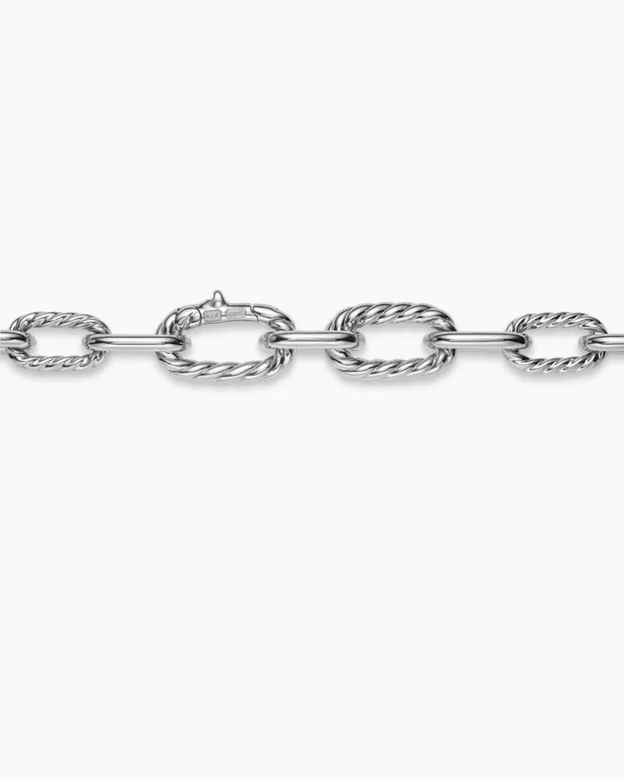 Mens DY Madison Chain Necklace In Sterling Silver 85mm Men David Yurman Chains Mens DY Madison Chain Necklace In Sterling Silver 85mm Men David Yurman Chains