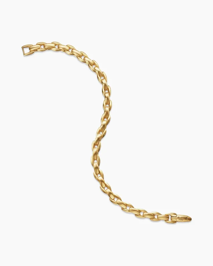 Mens Streamline Elongated Chain Bracelet In 18K Yellow Gold 6mm Men David Yurman Chain Mens Streamline Elongated Chain Bracelet In 18K Yellow Gold 6mm Men David Yurman Chain