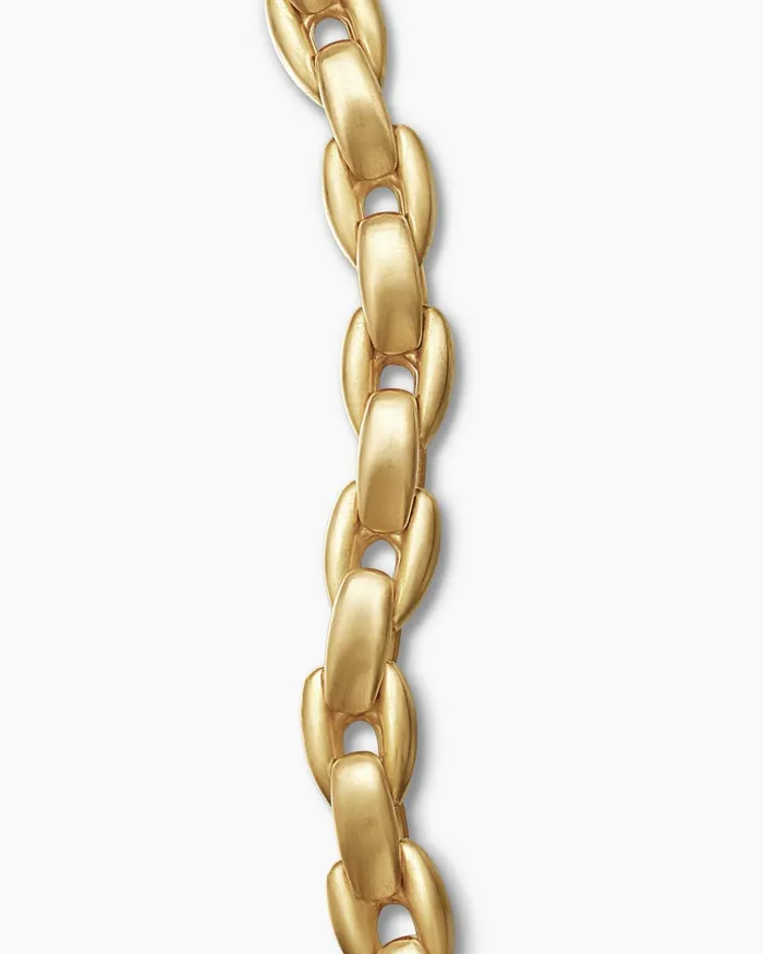 Mens Streamline Elongated Chain Bracelet In 18K Yellow Gold 6mm Men David Yurman Chain Mens Streamline Elongated Chain Bracelet In 18K Yellow Gold 6mm Men David Yurman Chain