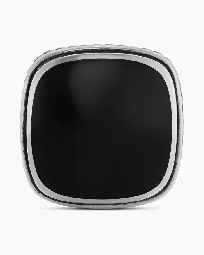 Mens Streamline Inlay Cufflinks In Sterling Silver With Black Onyx 18mm Men David Yurman Cufflinks Mens Streamline Inlay Cufflinks In Sterling Silver With Black Onyx 18mm Men David Yurman Cufflinks