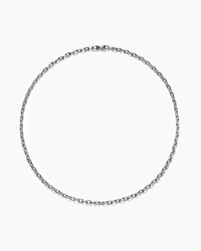 Mens Streamline Link Necklace In Platinum 5mm Men David Yurman Chains Mens Streamline Link Necklace In Platinum 5mm Men David Yurman Chains
