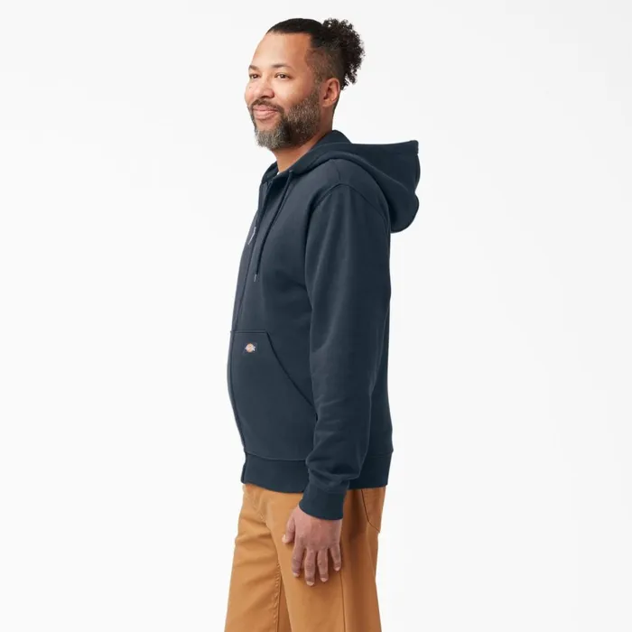 Midweight Fleece Zip Hoodie Dark Navy Dark Navy dn Men Dickies Outerwear Midweight Fleece Zip Hoodie Dark Navy Dark Navy dn Men Dickies Outerwear
