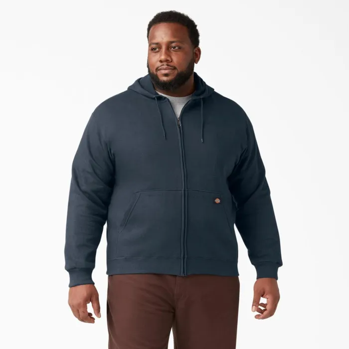 Midweight Fleece Zip Hoodie Dark Navy Dark Navy dn Men Dickies Outerwear Midweight Fleece Zip Hoodie Dark Navy Dark Navy dn Men Dickies Outerwear