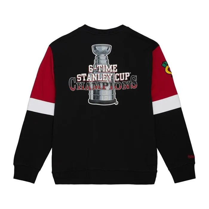Mitchell and Ness All Over Crew 30 Chicago Blackhawks Men Hoodies and Sweatshirts Mitchell and Ness All Over Crew 30 Chicago Blackhawks Men Hoodies and Sweatshirts