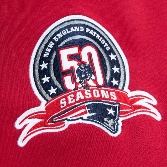 Mitchell and Ness All Over Crew 30 New England Patriots Men Hoodies and Sweatshirts Mitchell and Ness All Over Crew 30 New England Patriots Men Hoodies and Sweatshirts