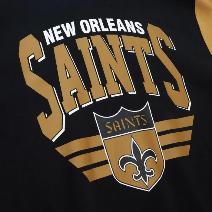 Mitchell and Ness All Over Crew 30 New Orleans Saints Men Hoodies and Sweatshirts Mitchell and Ness All Over Crew 30 New Orleans Saints Men Hoodies and Sweatshirts