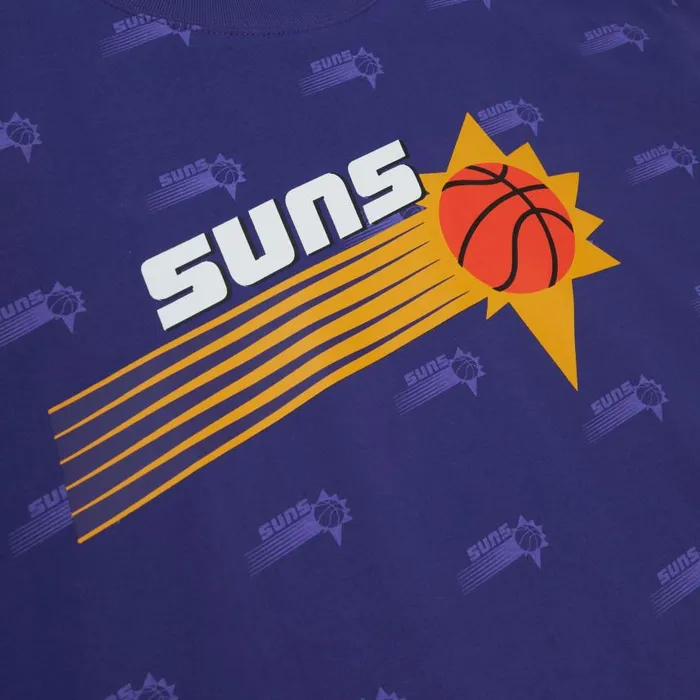 Mitchell and Ness AOP SS Top Phoenix Suns Men TShirts and Tops Mitchell and Ness AOP SS Top Phoenix Suns Men TShirts and Tops