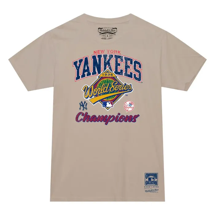 Mitchell and Ness Arched Champions Tee New York Yankees Men TShirts and Tops