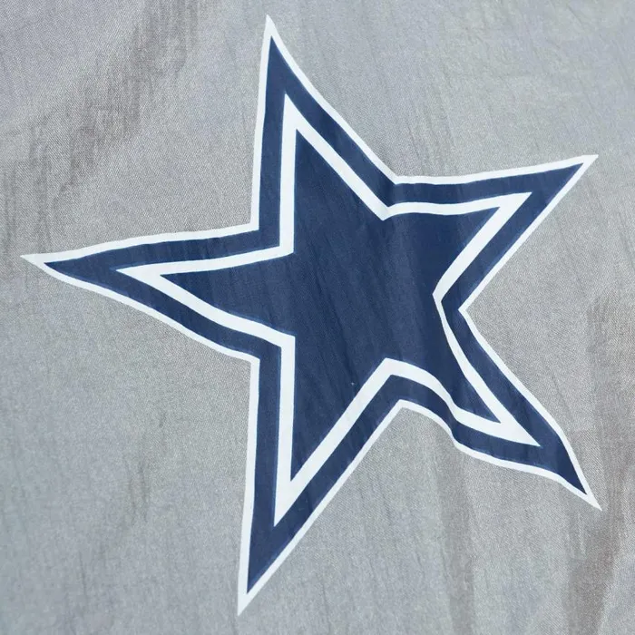 Mitchell and Ness Arched Retro Lined Windbreaker Dallas Cowboys Men Jackets and Outerwear Mitchell and Ness Arched Retro Lined Windbreaker Dallas Cowboys Men Jackets and Outerwear