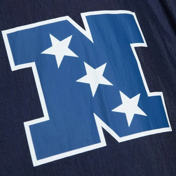 Mitchell and Ness Arched Retro Lined Windbreaker Dallas Cowboys Men Jackets and Outerwear Mitchell and Ness Arched Retro Lined Windbreaker Dallas Cowboys Men Jackets and Outerwear