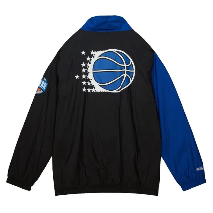 Mitchell and Ness Arched Retro Lined Windbreaker Orlando Magic Men Jackets and Outerwear Mitchell and Ness Arched Retro Lined Windbreaker Orlando Magic Men Jackets and Outerwear