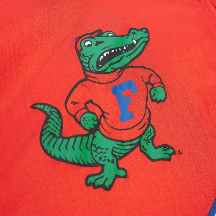Mitchell and Ness Arched Retro Lined Windbreaker University Of Florida Men Jackets and Outerwear Mitchell and Ness Arched Retro Lined Windbreaker University Of Florida Men Jackets and Outerwear