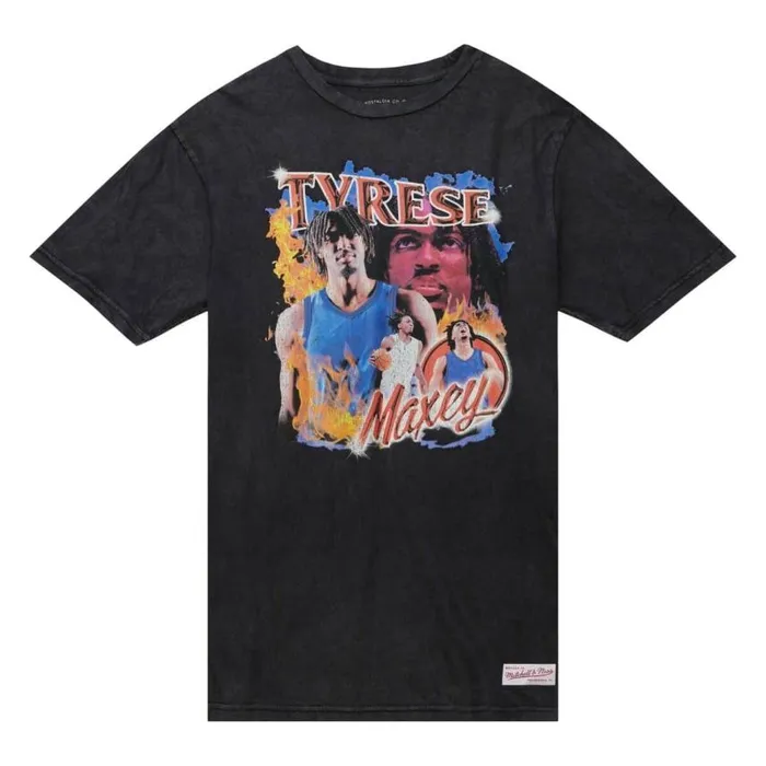 Mitchell and Ness ASG Concert Tee Players Association Tyrese Maxey Men TShirts and Tops Mitchell and Ness ASG Concert Tee Players Association Tyrese Maxey Men TShirts and Tops