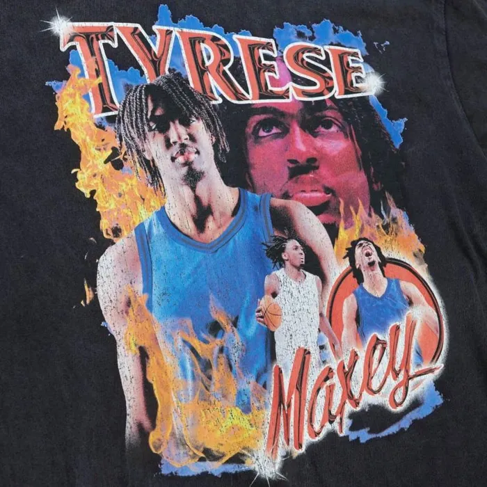 Mitchell and Ness ASG Concert Tee Players Association Tyrese Maxey Men TShirts and Tops Mitchell and Ness ASG Concert Tee Players Association Tyrese Maxey Men TShirts and Tops