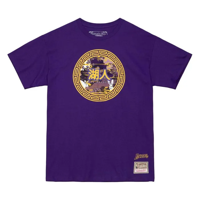 Mitchell and Ness Asian Heritage SS Tee 50 Los Angeles Lakers Men TShirts and Tops Mitchell and Ness Asian Heritage SS Tee 50 Los Angeles Lakers Men TShirts and Tops