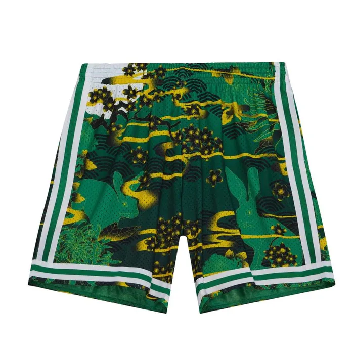 Mitchell and Ness Asian Heritage Swingman Boston Celtics 1985 Shorts 50 Men Shorts Mitchell and Ness Asian Heritage Swingman Boston Celtics 1985 Shorts 50 Men Shorts