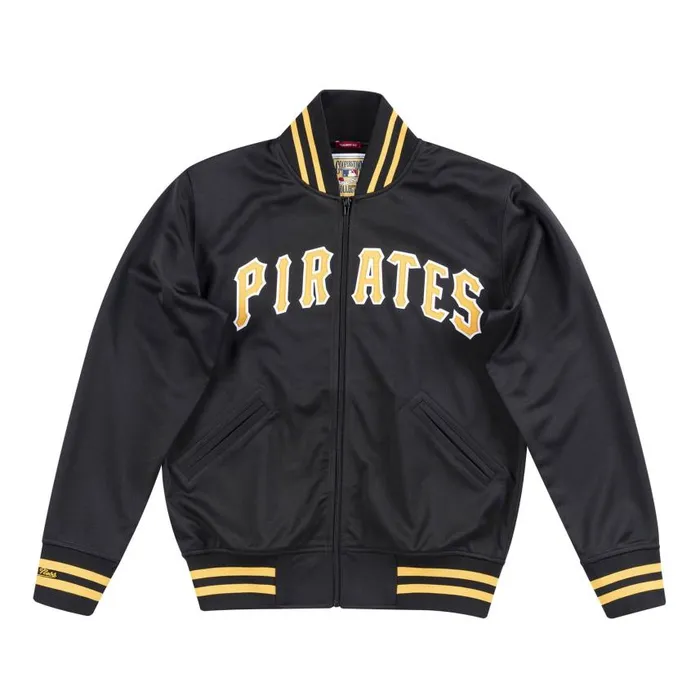 Mitchell and Ness Authentic BP Jacket Pittsburgh Pirates 1987 Men Jackets and Outerwear Mitchell and Ness Authentic BP Jacket Pittsburgh Pirates 1987 Men Jackets and Outerwear
