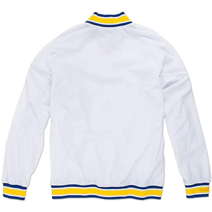Mitchell and Ness Authentic Warm Up Jacket Golden State Warriors 199697 Men Jackets and Outerwear Mitchell and Ness Authentic Warm Up Jacket Golden State Warriors 199697 Men Jackets and Outerwear