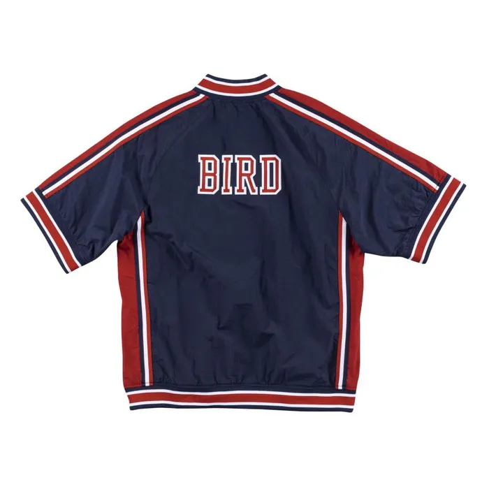Mitchell and Ness Authentic Warm Up Jacket Team USA 1992 Larry Bird Men Jackets and Outerwear Mitchell and Ness Authentic Warm Up Jacket Team USA 1992 Larry Bird Men Jackets and Outerwear