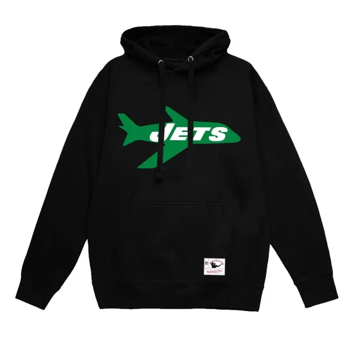 Mitchell and Ness Basic Logo 1 Hoodie New York Jets Men Hoodies and Sweatshirts Mitchell and Ness Basic Logo 1 Hoodie New York Jets Men Hoodies and Sweatshirts