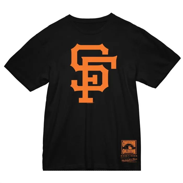 Mitchell and Ness Basic Logo 2 Tee San Francisco Giants Men TShirts and Tops