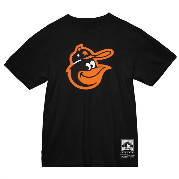 Mitchell and Ness Basic Logo 3 Tee Baltimore Orioles Men TShirts and Tops
