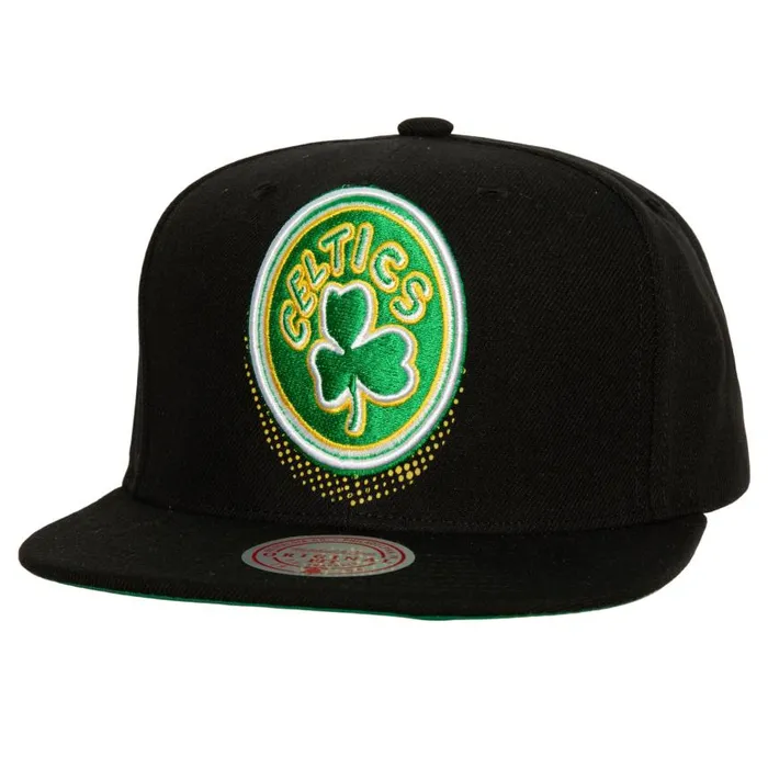 Mitchell and Ness Big Face 70 Snapback HWC Boston Celtics Men Hats and Headwear Mitchell and Ness Big Face 70 Snapback HWC Boston Celtics Men Hats and Headwear