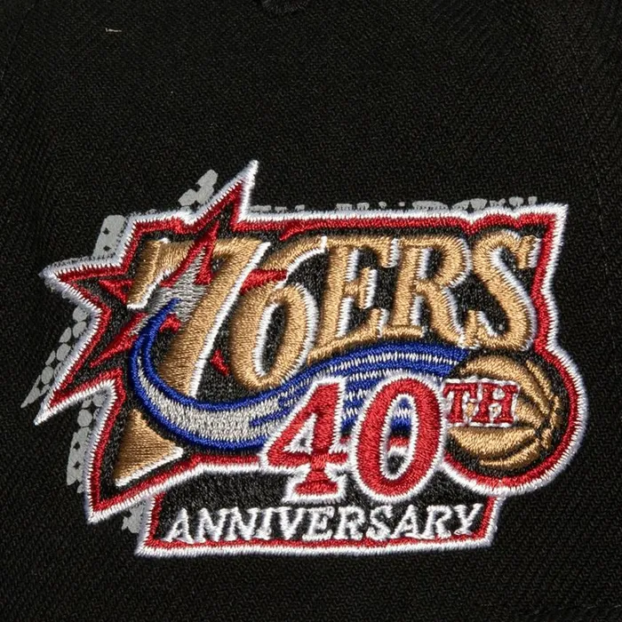 Mitchell and Ness Big Face 70 Snapback HWC Philadelphia 76ers Men Hats and Headwear Mitchell and Ness Big Face 70 Snapback HWC Philadelphia 76ers Men Hats and Headwear