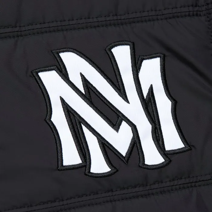 Mitchell and Ness Branded In The Clutch Puffer Vest Vintage Logo Men Jackets and Outerwear Mitchell and Ness Branded In The Clutch Puffer Vest Vintage Logo Men Jackets and Outerwear
