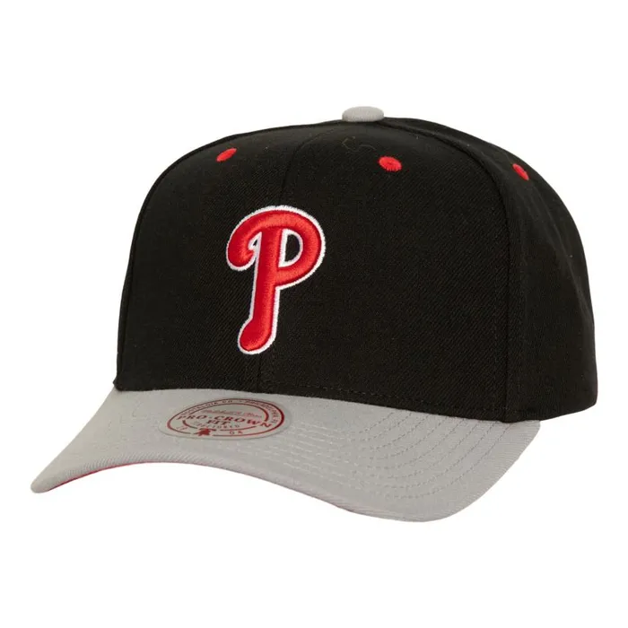Mitchell and Ness Bred Pro Snapback Philadelphia Phillies Men Hats and Headwear Mitchell and Ness Bred Pro Snapback Philadelphia Phillies Men Hats and Headwear
