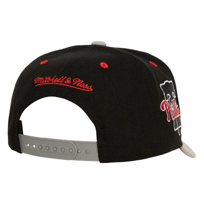 Mitchell and Ness Bred Pro Snapback Philadelphia Phillies Men Hats and Headwear Mitchell and Ness Bred Pro Snapback Philadelphia Phillies Men Hats and Headwear