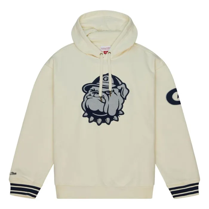 Mitchell and Ness Chainstitch Heavyweight Hoodie Retro Georgetown University Men Hoodies and Sweatshirts Mitchell and Ness Chainstitch Heavyweight Hoodie Retro Georgetown University Men Hoodies and Sweatshirts