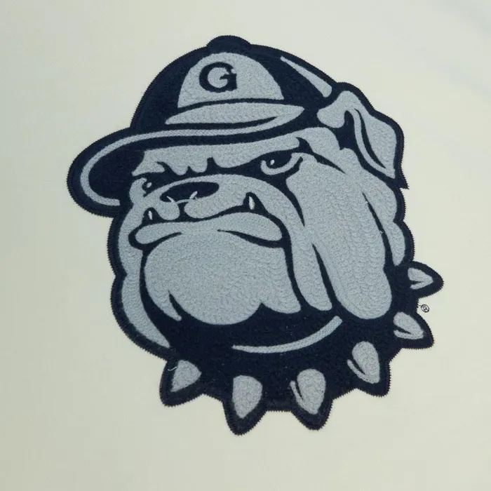 Mitchell and Ness Chainstitch Heavyweight Hoodie Retro Georgetown University Men Hoodies and Sweatshirts Mitchell and Ness Chainstitch Heavyweight Hoodie Retro Georgetown University Men Hoodies and Sweatshirts