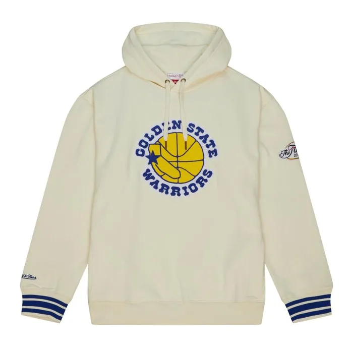 Mitchell and Ness Chainstitch Heavyweight Hoodie Retro Golden State Warriors Men Hoodies and Sweatshirts Mitchell and Ness Chainstitch Heavyweight Hoodie Retro Golden State Warriors Men Hoodies and Sweatshirts