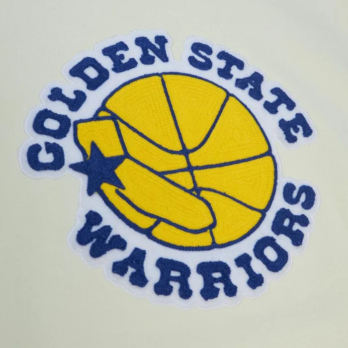 Mitchell and Ness Chainstitch Heavyweight Hoodie Retro Golden State Warriors Men Hoodies and Sweatshirts Mitchell and Ness Chainstitch Heavyweight Hoodie Retro Golden State Warriors Men Hoodies and Sweatshirts