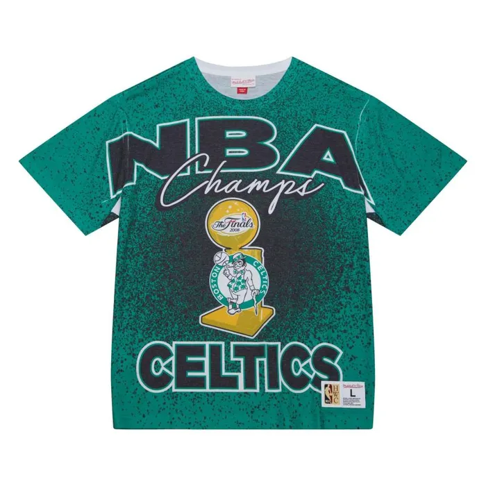Mitchell and Ness Champ City Sublimated SS Tee Boston Celtics Men TShirts and Tops Mitchell and Ness Champ City Sublimated SS Tee Boston Celtics Men TShirts and Tops
