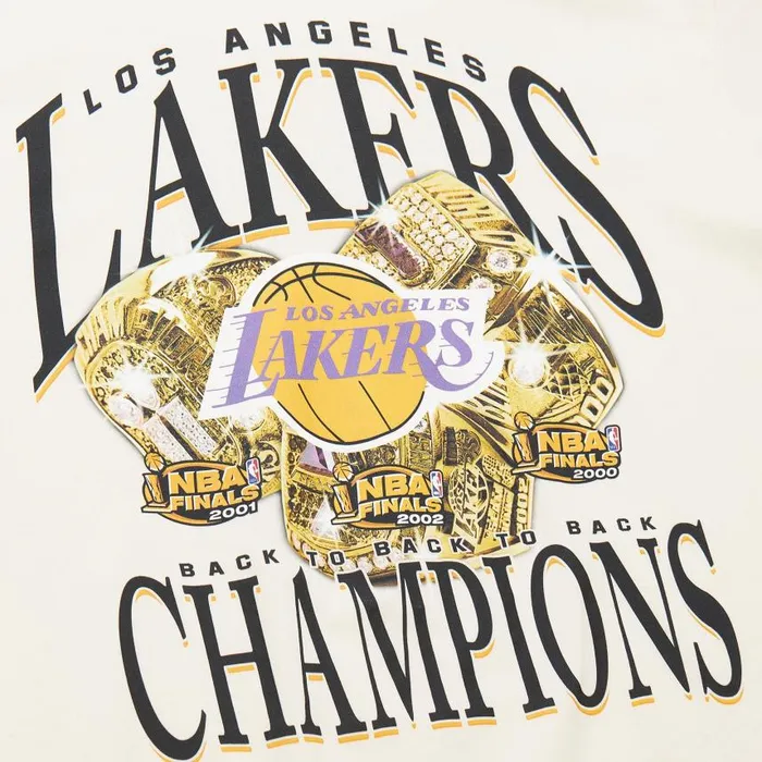 Mitchell and Ness Champions Tee Los Angeles Lakers Men TShirts and Tops Mitchell and Ness Champions Tee Los Angeles Lakers Men TShirts and Tops