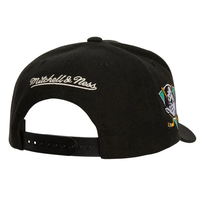 Mitchell and Ness Circle Change Pro Snapback Vntg Anaheim Ducks Men Hats and Headwear Mitchell and Ness Circle Change Pro Snapback Vntg Anaheim Ducks Men Hats and Headwear