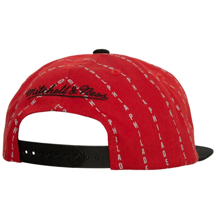 Mitchell and Ness City Pinstripe Deadstock HWC Philadelphia 76ers Men Hats and Headwear Mitchell and Ness City Pinstripe Deadstock HWC Philadelphia 76ers Men Hats and Headwear