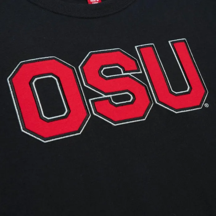 Mitchell and Ness Color Blocked SS Tee Ohio State Men TShirts and Tops Mitchell and Ness Color Blocked SS Tee Ohio State Men TShirts and Tops