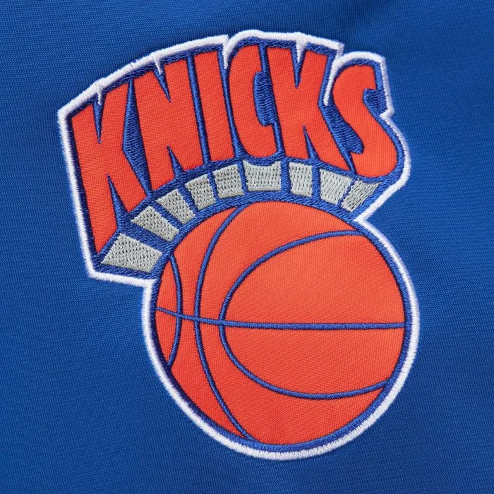 Mitchell and Ness Color Blocked Track Jacket Vintage Logo New York Knicks Men Jackets and Outerwear Mitchell and Ness Color Blocked Track Jacket Vintage Logo New York Knicks Men Jackets and Outerwear