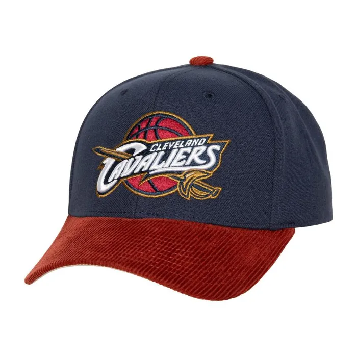 Mitchell and Ness Cord Pro Snapback HWC Cleveland Cavaliers Men Hats and Headwear Mitchell and Ness Cord Pro Snapback HWC Cleveland Cavaliers Men Hats and Headwear