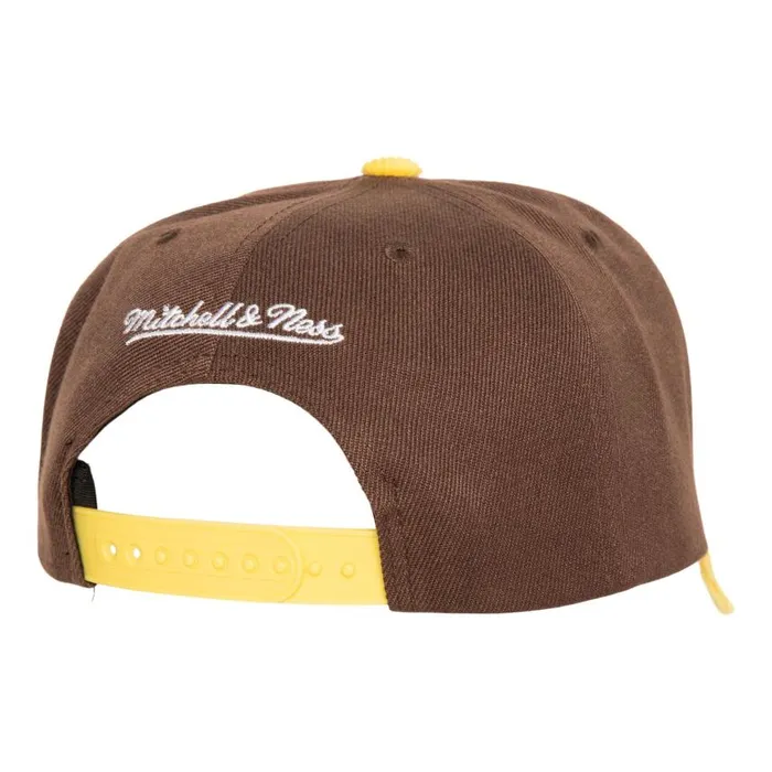 Mitchell and Ness Cord Pro Snapback San Diego Padres Men Hats and Headwear Mitchell and Ness Cord Pro Snapback San Diego Padres Men Hats and Headwear